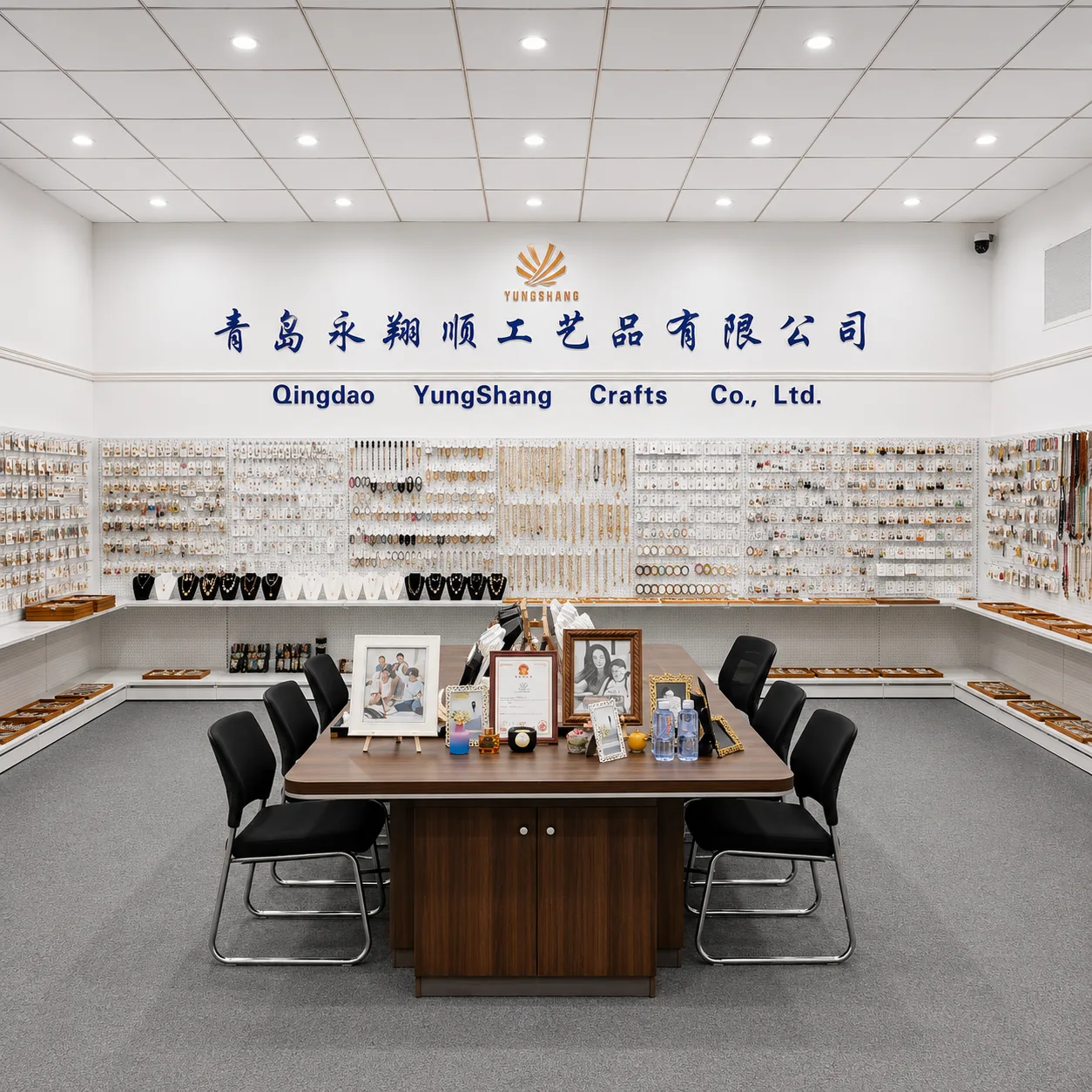 YUNGSHANG jewelry sample showroom in Qingdao