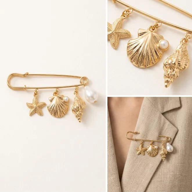 Gold crystal ballerina dancer tutu skirt zinc alloy brooch pin with baguette stones