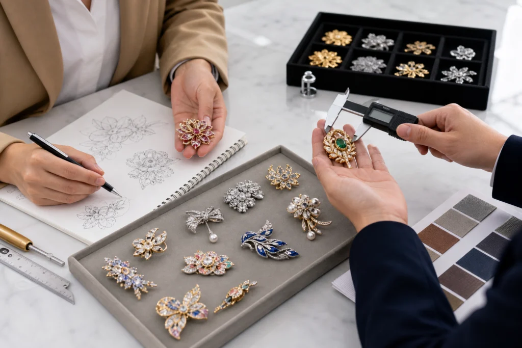 How to Evaluate a Wholesale Custom Brooches Manufacturer